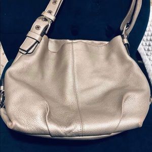 Leather Carly Coach Handbag